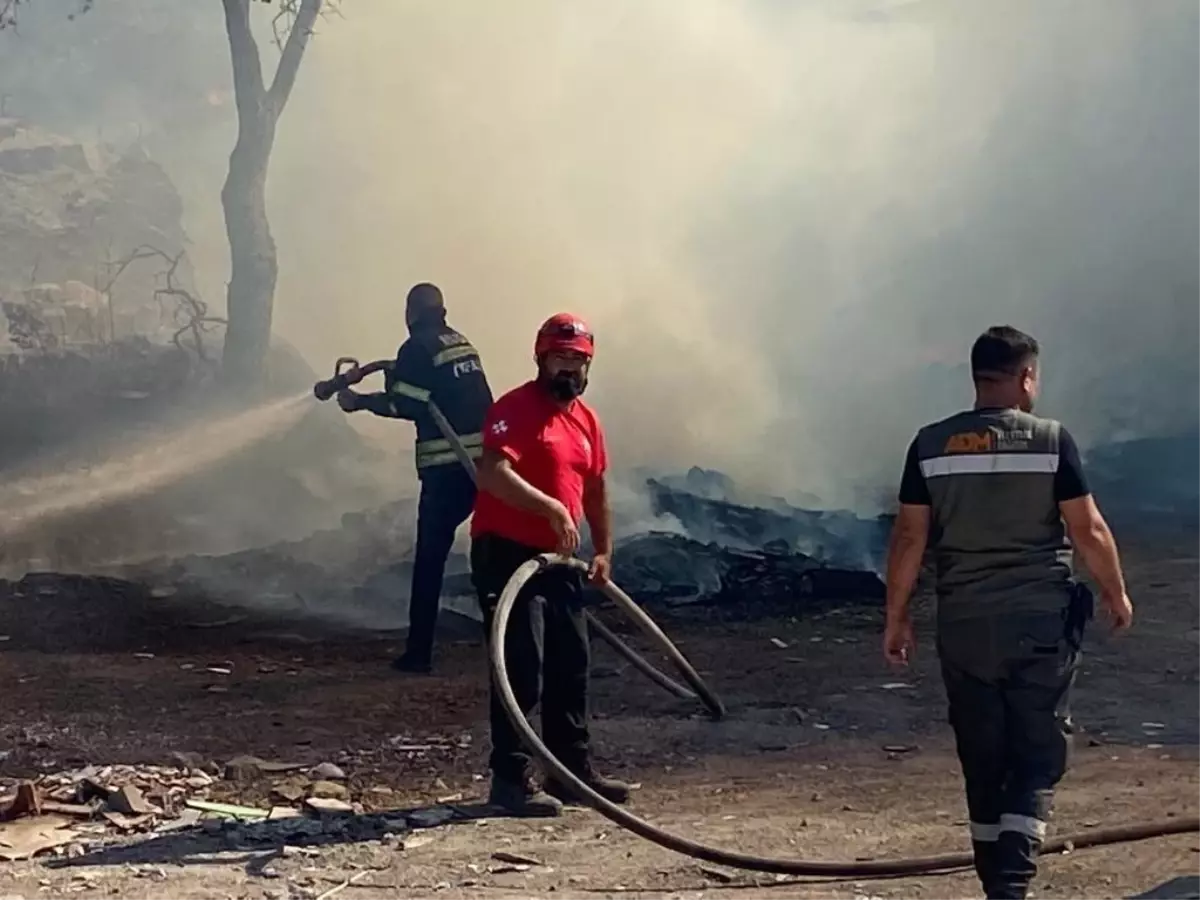 Son Dakika | Fırında çıkan yangın, makilik alana sıçradı