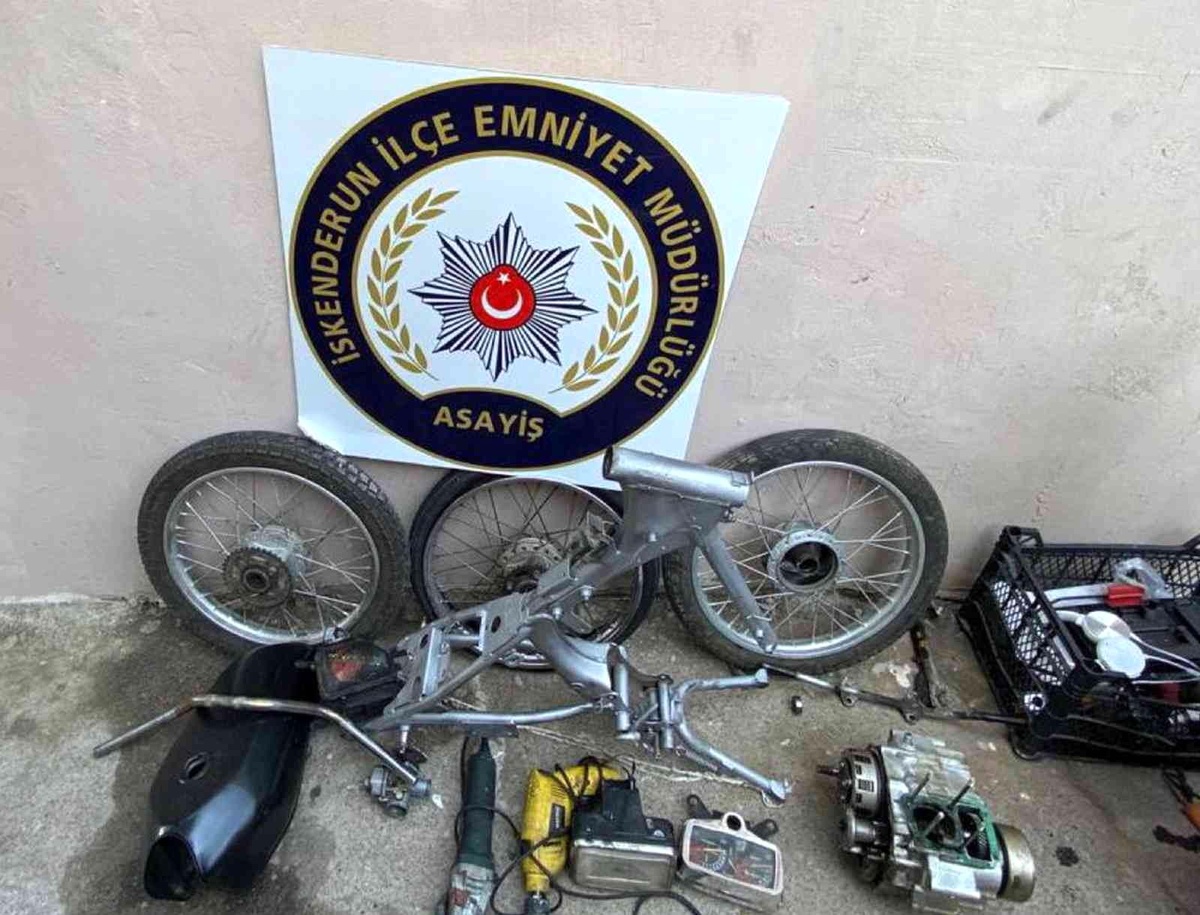 İskenderun\'da motosiklet hırsızlığı şüphelisi 2 kişi yakalandı