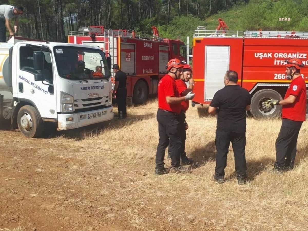 Kartal Belediyesi ekiplerinin Marmaris\'teki yangınla mücadelesi sürüyor