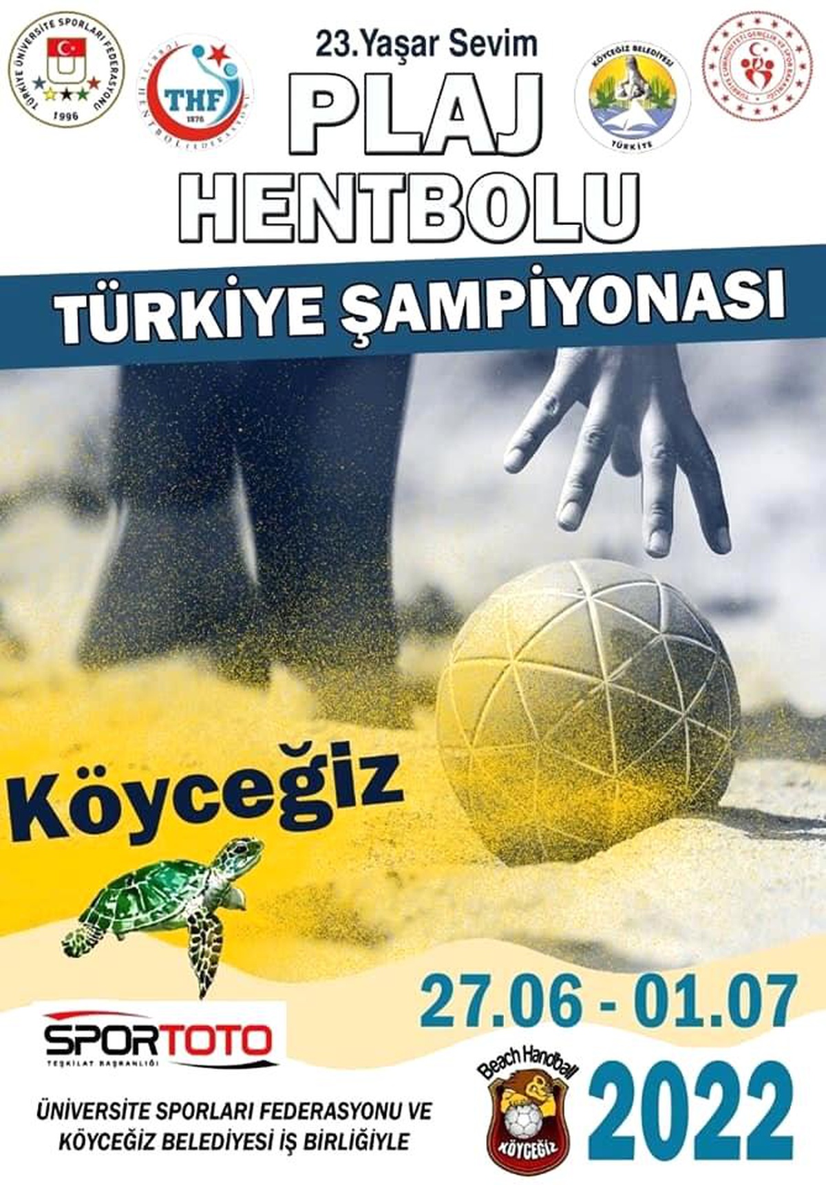 Köyceğiz\'de Plaj Hentbolu Şampiyonası başlıyor