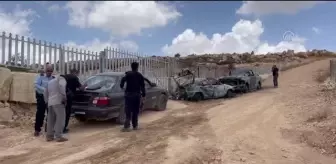 Yahudi yerleşimciler Batı Şeria'da iki aracı kundakladı