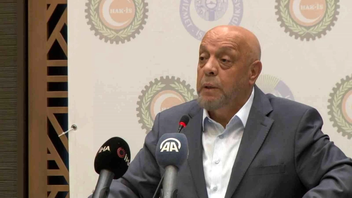 Hak-İş Genel Başkanı Arslan: "Asgari Ücret Komisyonu toplanmalı"