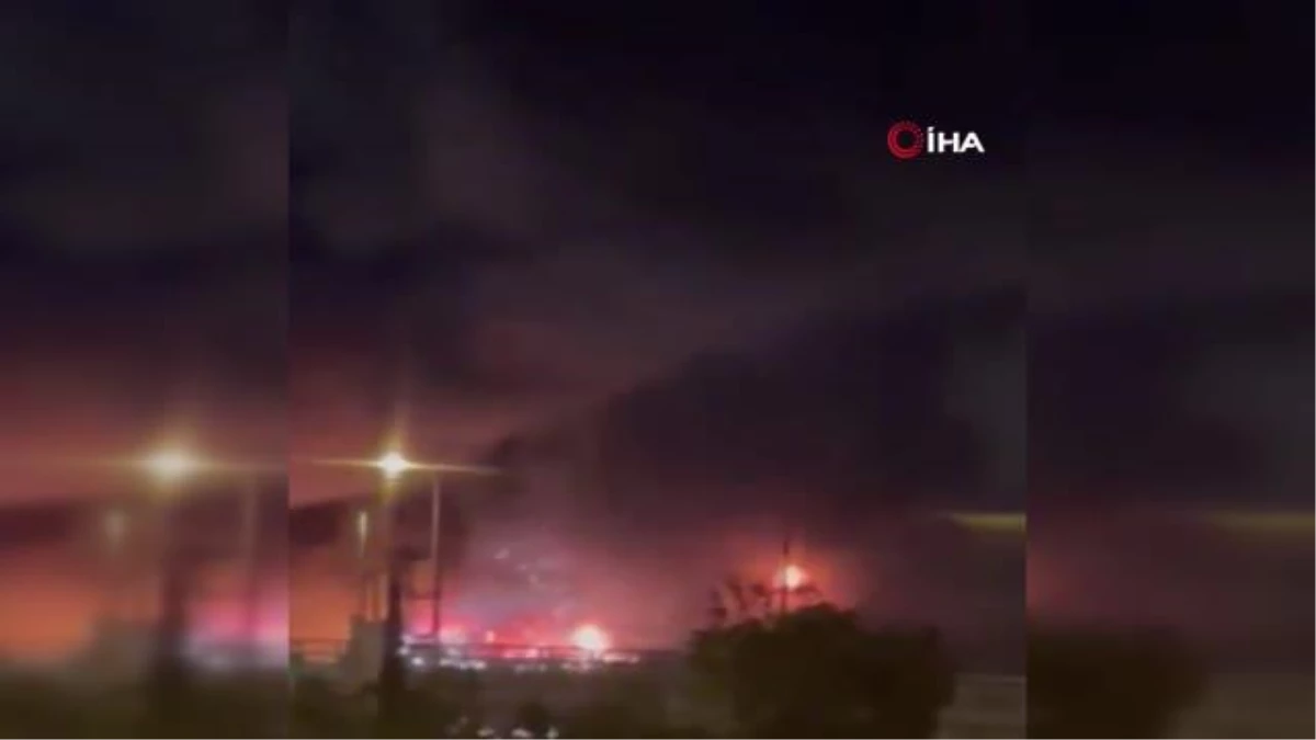 Son dakika haberleri... İsrail\'de sanayi tesisinde yangın