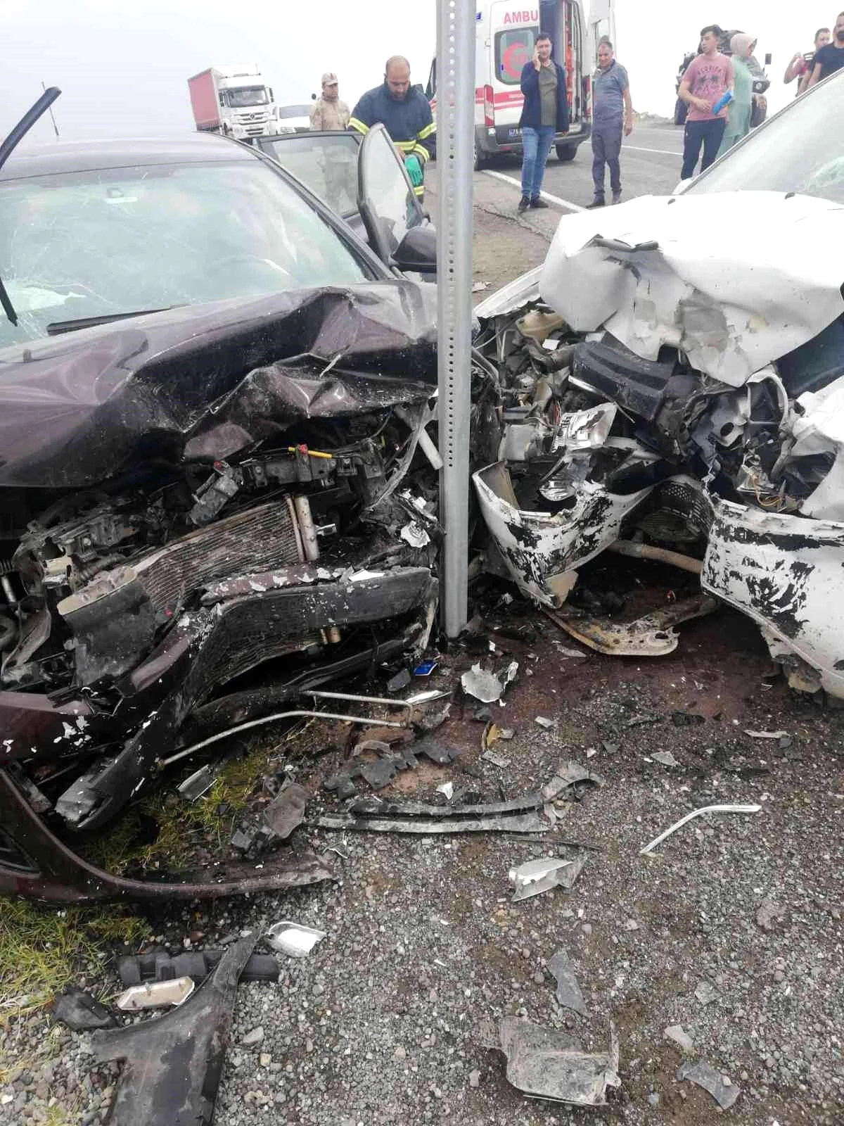 Kars'ta trafik kazası: 5 yaralı