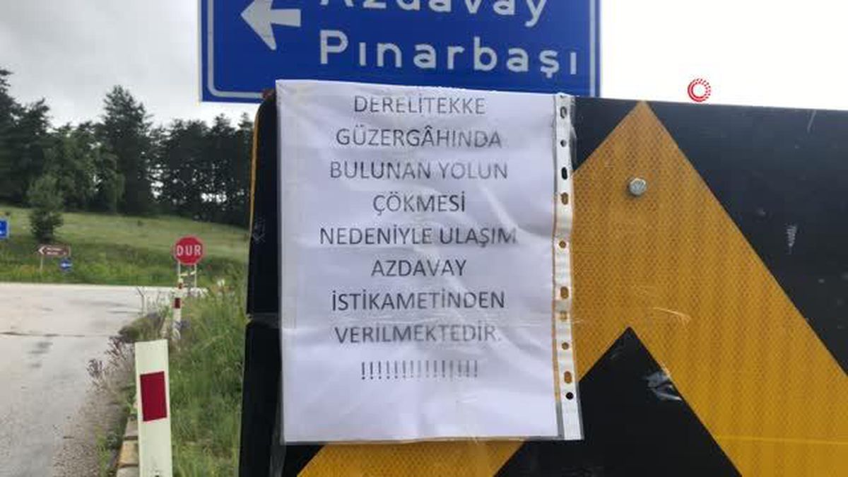 Kastamonu-Cide yolu tekrar ulaşıma kapandı