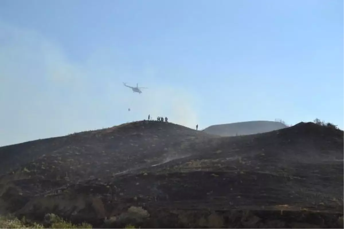 Salihli'de 105 dönüm orman zarar gördü