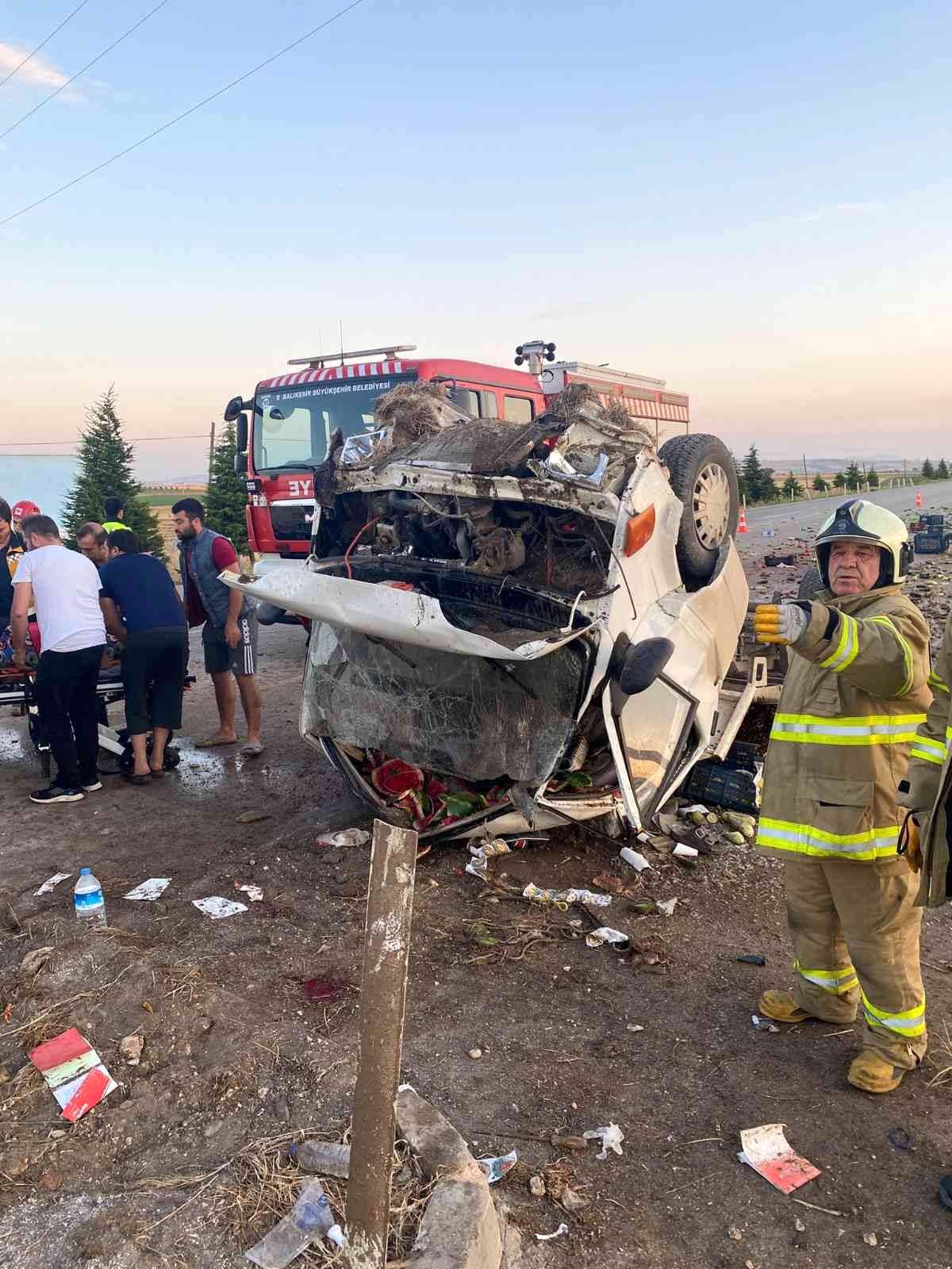 Bandırma\'da trafik kazası: 4 yaralı