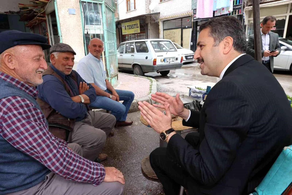Tokat Belediye Başkanı Eroğlu, esnaf ziyaretinde bulundu