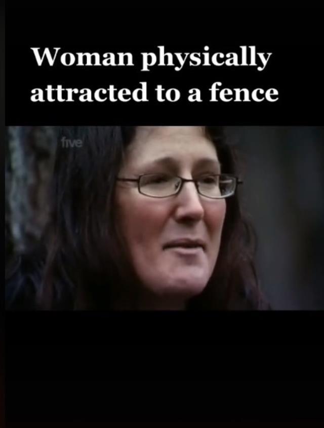 Çitlere cinsel çekim hisseden kadının yaptıkları görenleri dumur etti