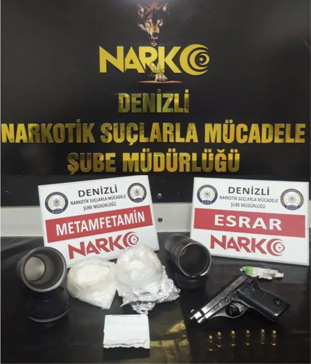 Denizli\'de termosta 309 gram metamfetamin ele geçirildi, 14 kişi tutuklandı