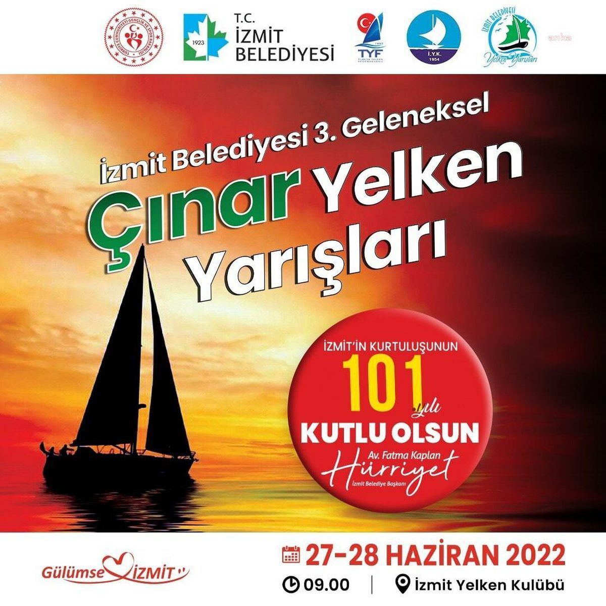 \'Geleneksel Çınar Yelken Yarışları\' Başlıyor