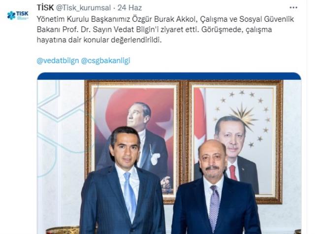 Son Dakika! TİSK: Asgari ücretin değerlendirilmesi için yapılacak toplantıda masada olacağız Son Dakika! TİSK: Asgari ücretin değerlendirilmesi için yapılacak toplantıda masada olacağız