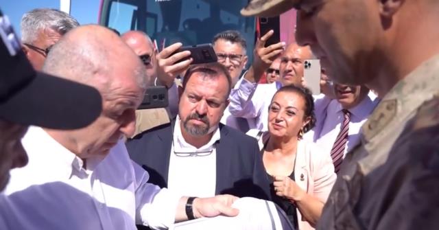 'Suriye sınırına mayın döşemeye gidiyorum' diyen Ümit Özdağ'ın Hatay'a girişi engellendi
