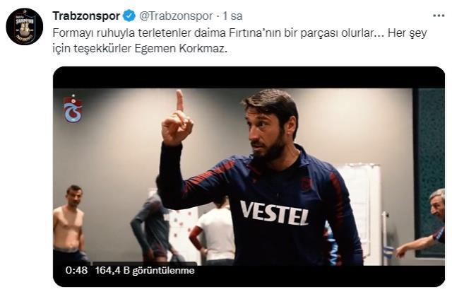 Trabzonspor'da herkesi şaşırtan ayrılık! Kulübün paylaştığı veda videosuna beğeni yağıyor