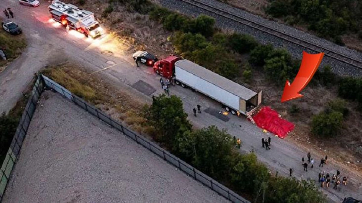 ABD\'de toplu ölüm! Terk edilmiş tırın içinde göçmen olduğu düşünülen 42 kişinin cansız bedeni bulundu