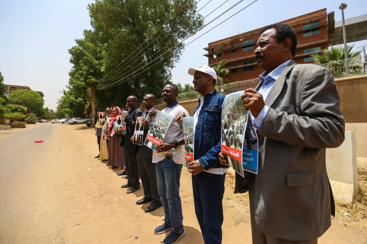 Etiyopya ordusunun 8 Sudan vatandaşını öldürmesi protesto edildi