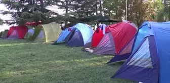 Kuzey Makedonya'da düzenlenen Uluslararası İzcilik Yaz Kampı başladı