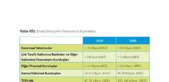 Son dakika haberleri | Rapor: Türkiye'nin net sıfır karbon hedefi için 135 milyar dolar yatırım gerekiyor