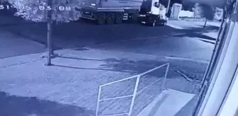 Sultanbeyli'de kamyonlardan yakıt çalan hırsız kamerada