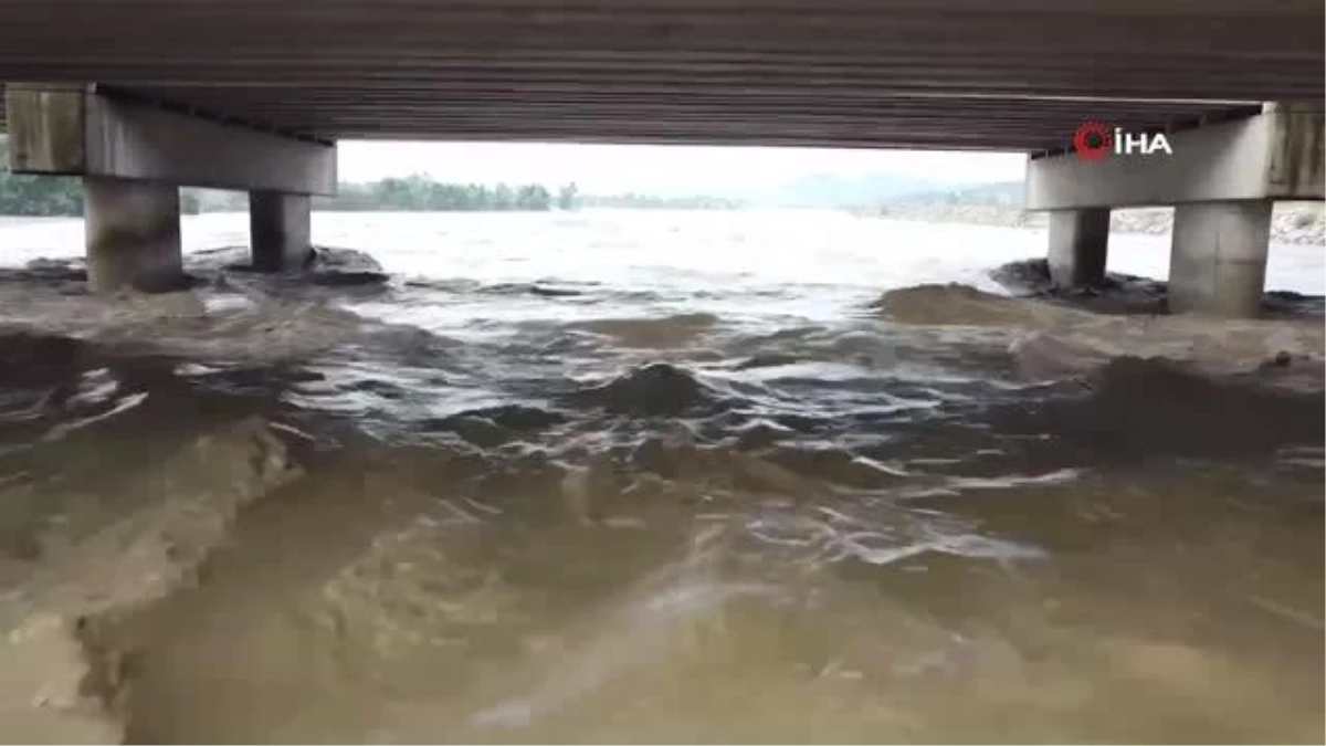 Son dakika haber | Yaşanan sel sonrası Filyos Nehri böyle görüntülendi