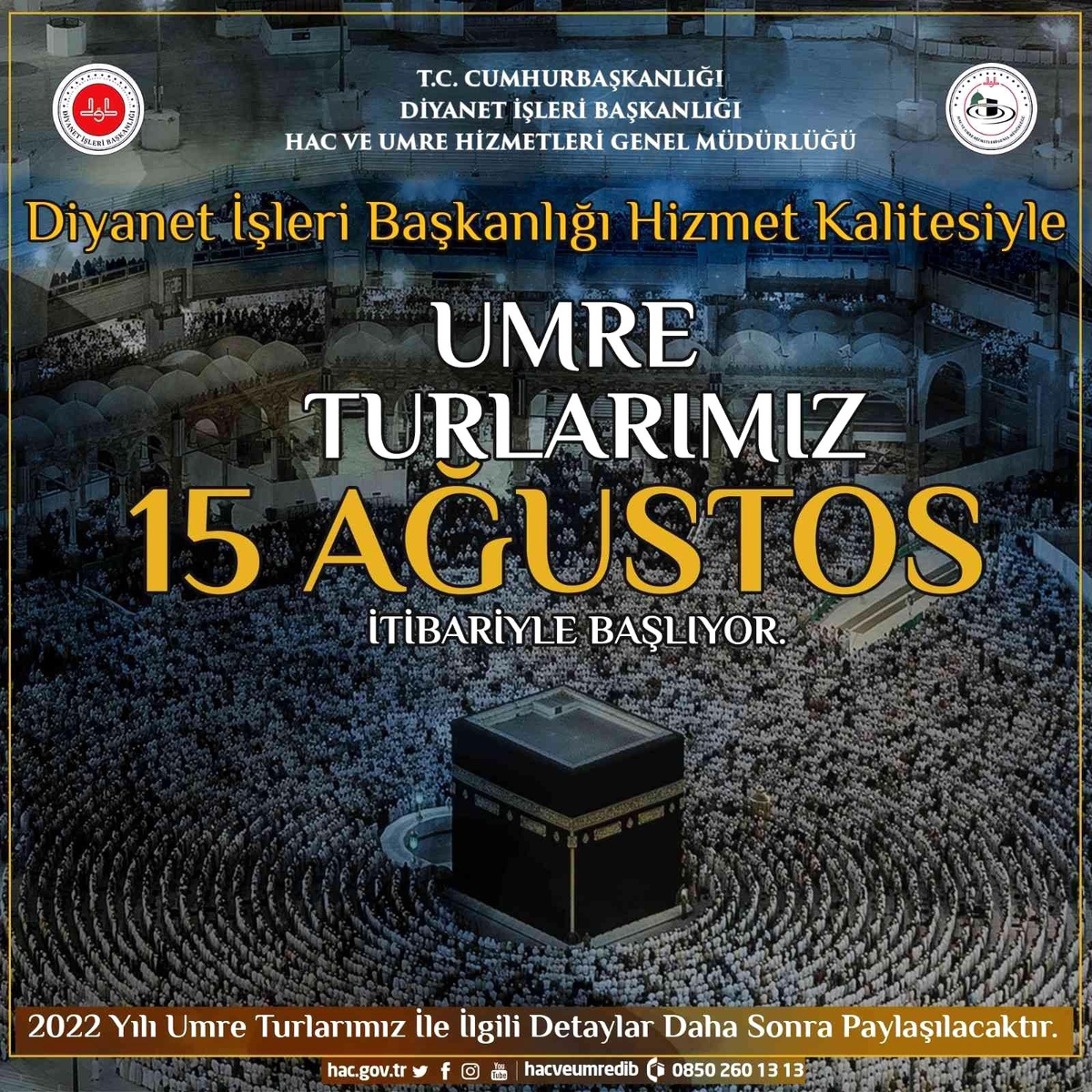 2022-2023 umre dönemi ağustosta başlıyor