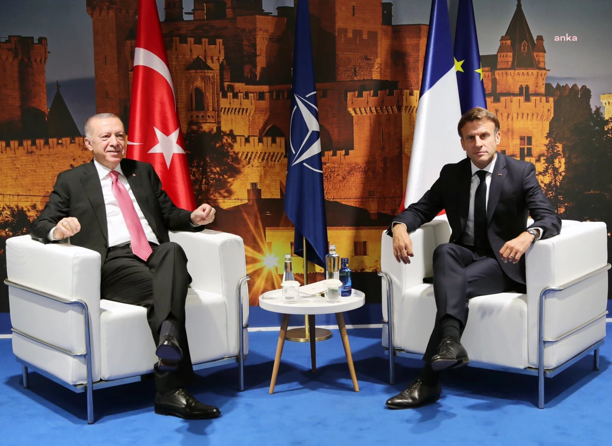 Cumhurbaşkanı Erdoğan\'ın Fransa Cumhurbaşkanı Macron ile görüşmesi sona erdi