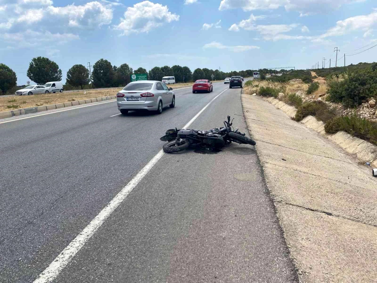 Son dakika haber... Didim\'deki kazada motosiklet sürücüsü hayatını kaybetti