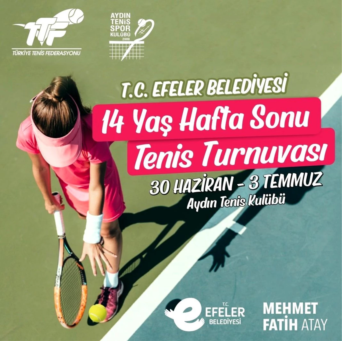 Efeler\'de \'Tenis Turnuvası\' heyecanı