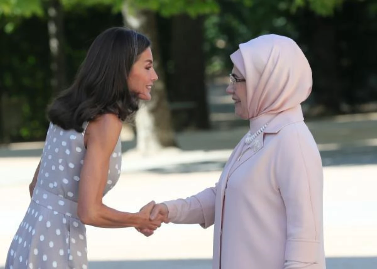 Emine Erdoğan, Kraliçe Letizia ile görüştü