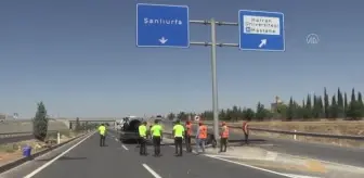 Son dakika haberleri | ŞANLIURFA - Direğe çarpan otomobildeki 3 kişi öldü, 1 kişi yaralandı