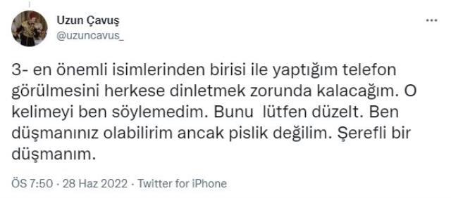 Sedat Peker'den Nedim Şener'e tehdit: Telefon görüşmesini herkese dinletmek zorunda kalacağım