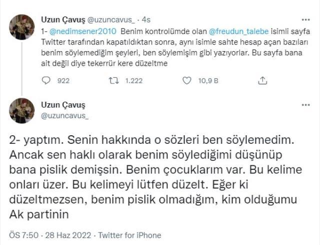 Sedat Peker'den Nedim Şener'e tehdit: Telefon görüşmesini herkese dinletmek zorunda kalacağım