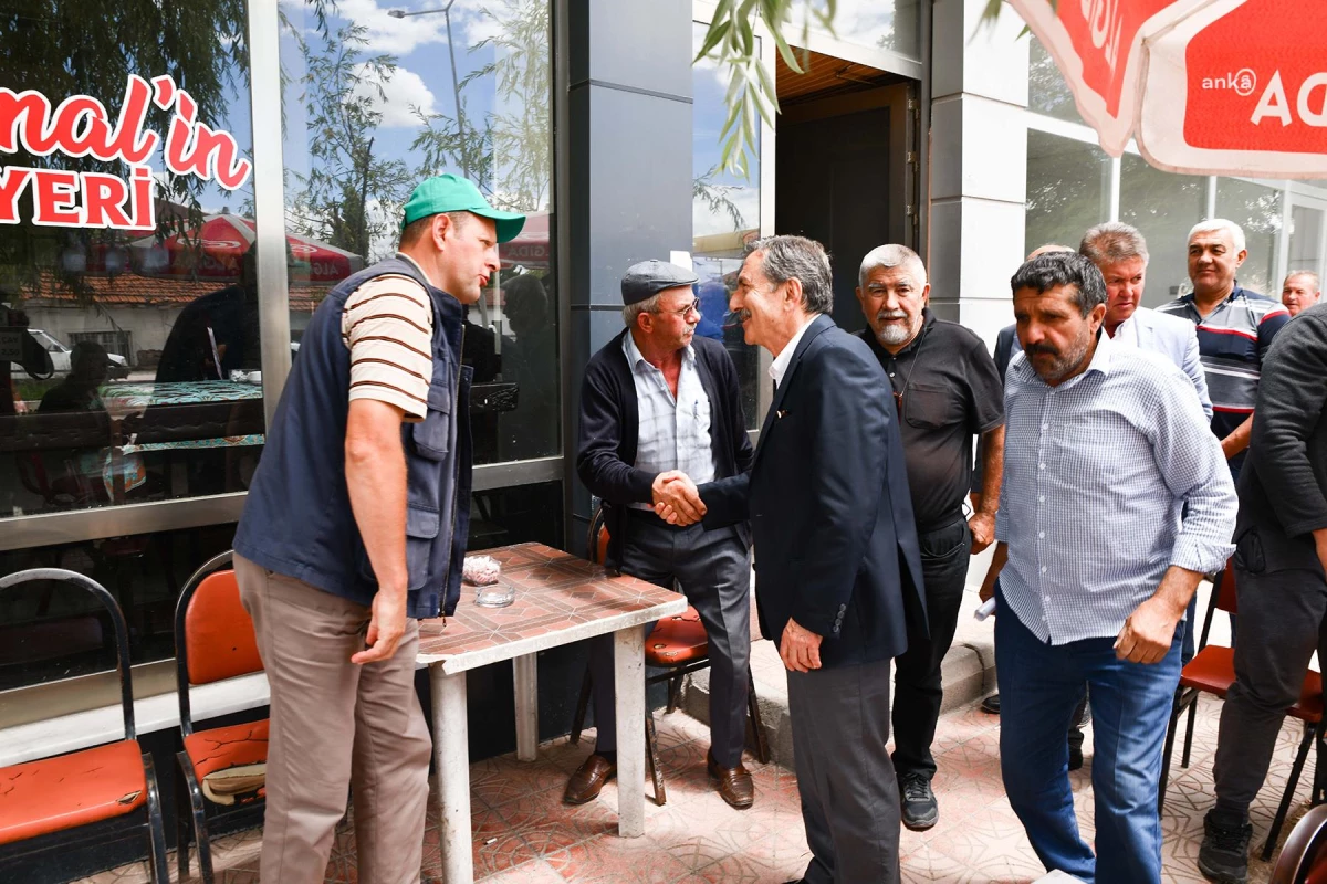 Tepebaşı Belediye Başkanı Ataç, Alpu\'da Vatandaşlarla Buluştu