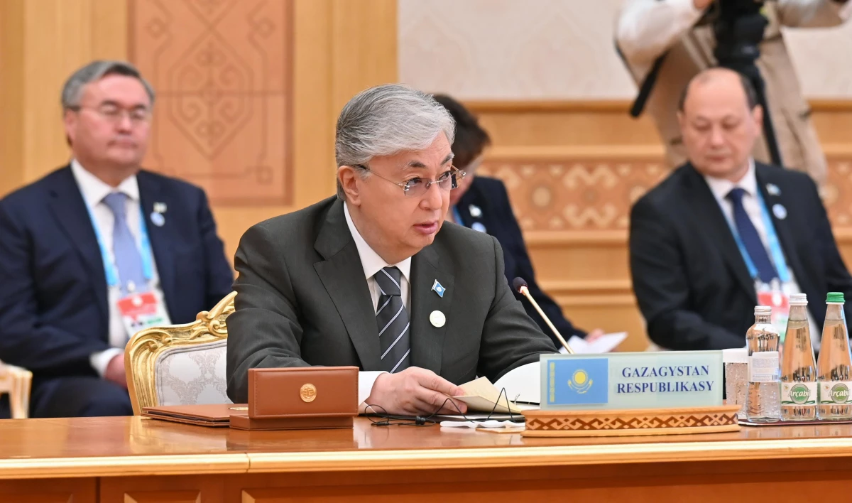 Son dakika haberleri: Tokayev: "Kazakistan, Hazar\'ın her zaman dostluk denizi olmasından yana"