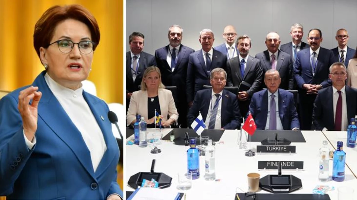 Türkiye\'nin İsveç ve Finlandiya ile yaptığı muhtıraya Akşener\'den tepki: İktidarın attığı bu imza ülkemizin çıkarlarıyla bağdaşmayan bir tavizdir