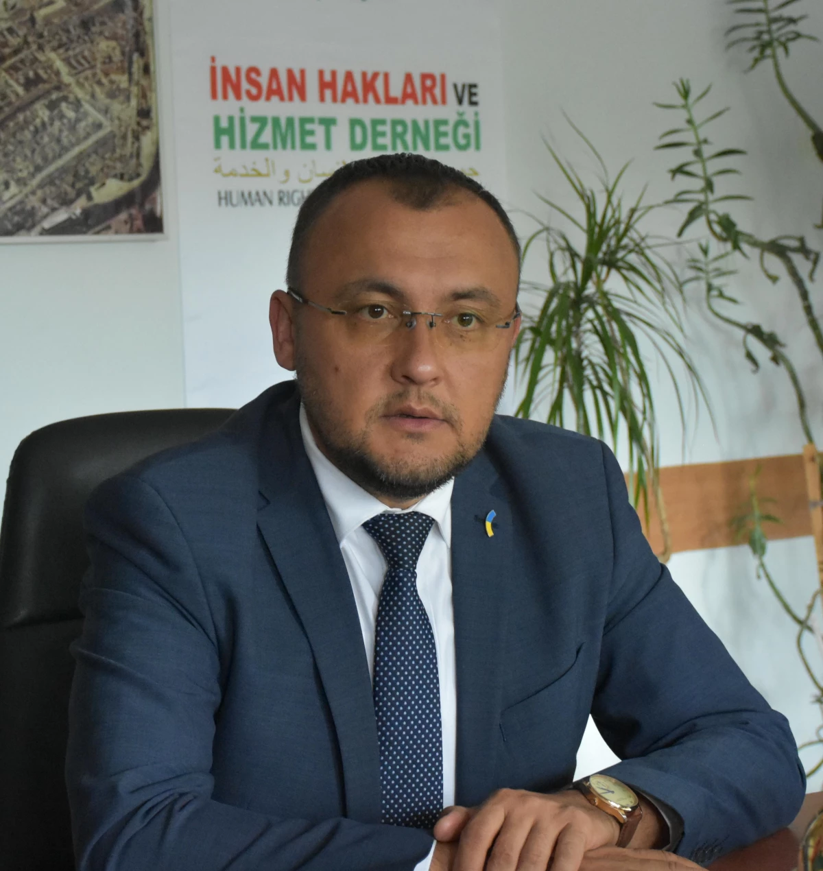 Ukrayna\'nın Ankara Büyükelçisi Bodnar, İnsan Hak Der\'i ziyaret etti