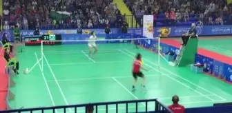 Son dakika haber... Akdeniz Oyunları'nda milli badmintoncu Neslihan Yiğit altın madalya kazandı