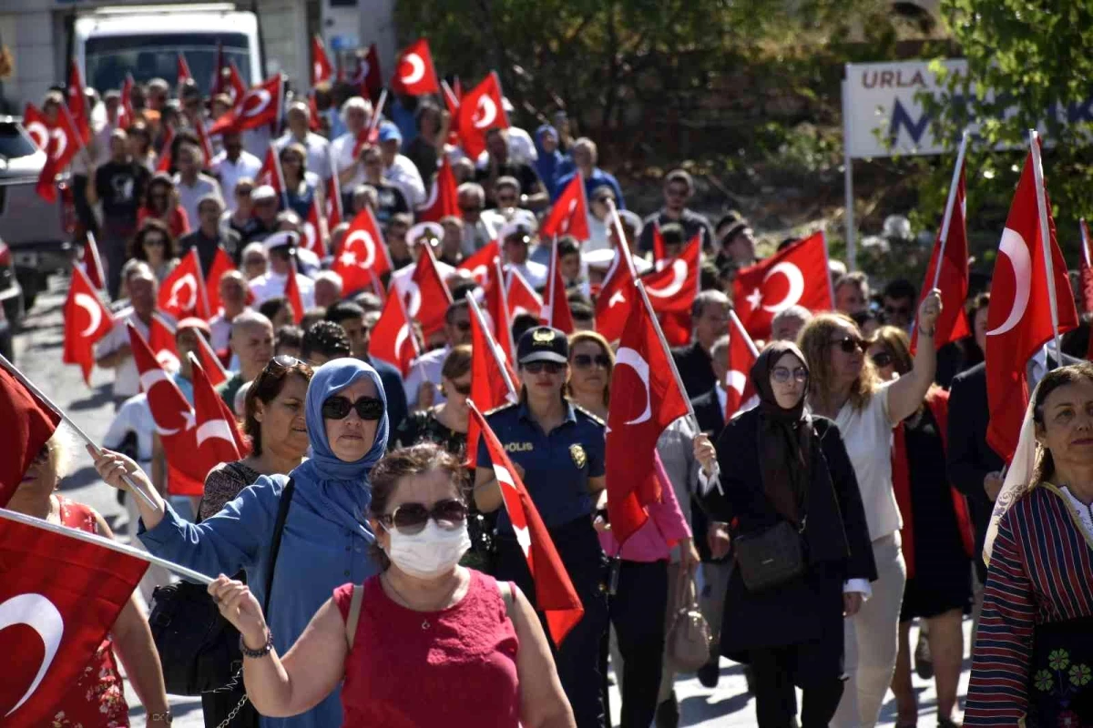 Atatürk\'ün Urla\'ya gelişinin 96. yıl dönümü coşku ile kutlandı