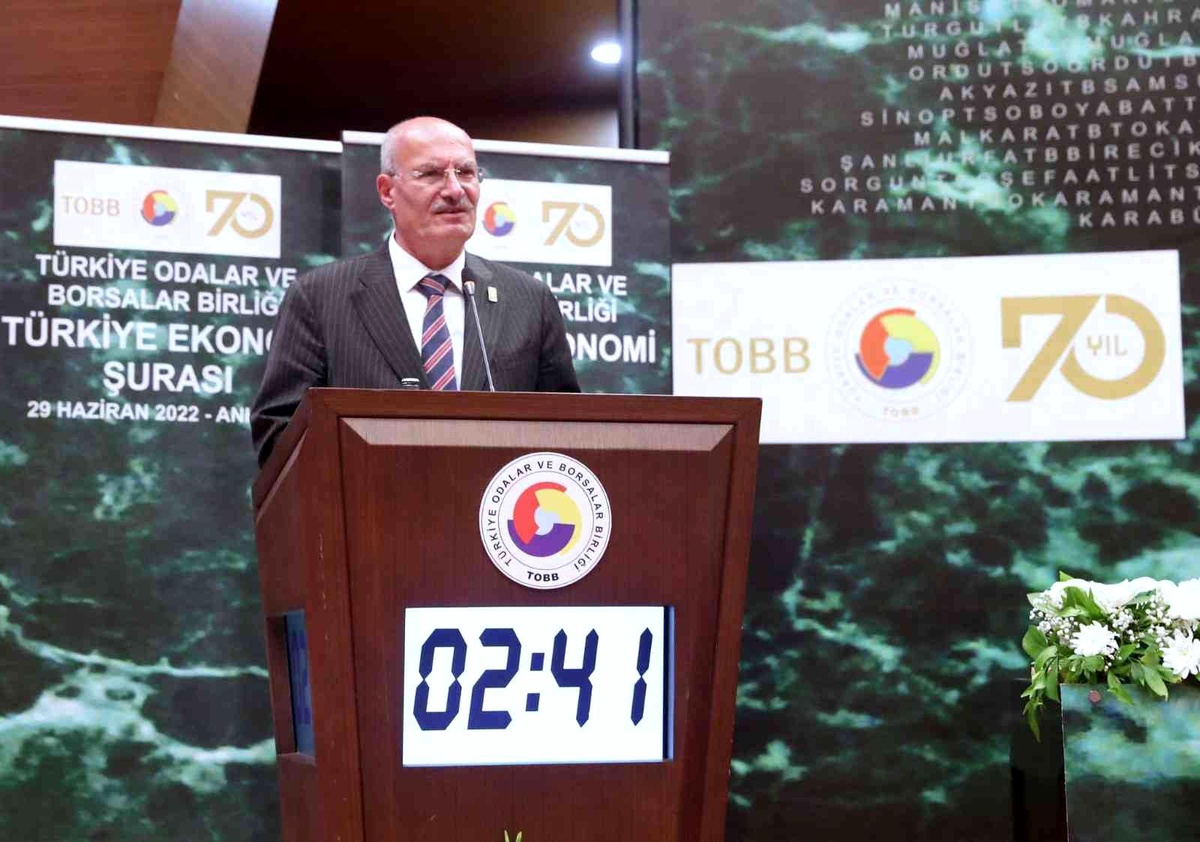 ATO Başkanı Baran, TOBB Türkiye Ekonomi Şurası\'nda reel sektörün taleplerini aktardı Açıklaması