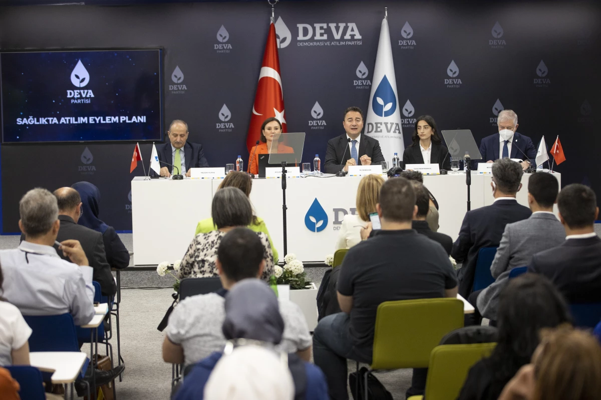 DEVA Partisi Genel Başkanı Babacan, partisinin "Sağlıkta Atılım Eylem Planı"nı açıkladı Açıklaması