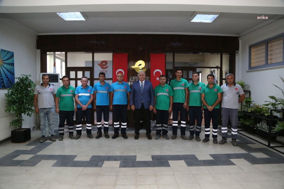 Son dakika haber | Efeler Belediye Başkanı Atay, Marmaris Yangınıyla Mücadelede Görev Alan Belediye Personelini Ağırladı