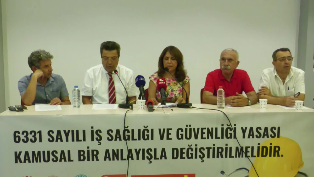 İzmir\'den İş Sağlığı Güvenliği Yasası Tepkisi: "6331 Sayılı Yasadan Vazgeçilmeli, Ortak Sağlık Güvenlik Birimleri Kapatılmalı"