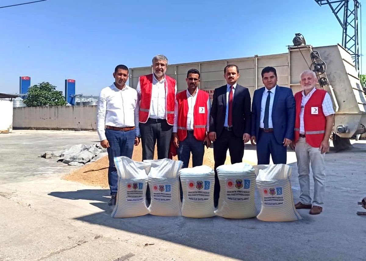 Kırıkhan Denetimli Serbestlik Müdürlüğünden Kızılay\'a buğday