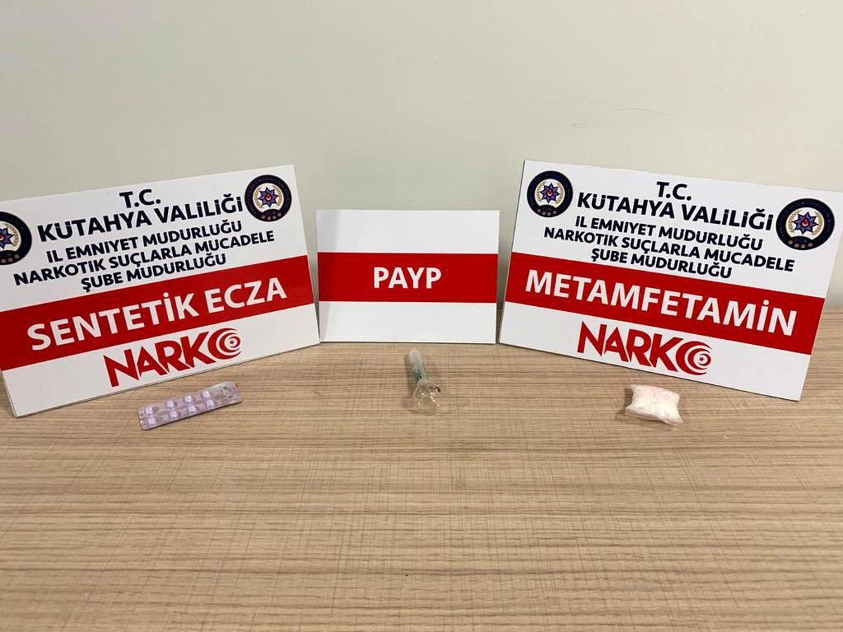 Kütahya\'da durdurulan araçta uyuşturucu ele geçirildi