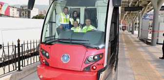 Bursa'da Kent Meydanı-Terminal tramvay hattında seferler başlıyor