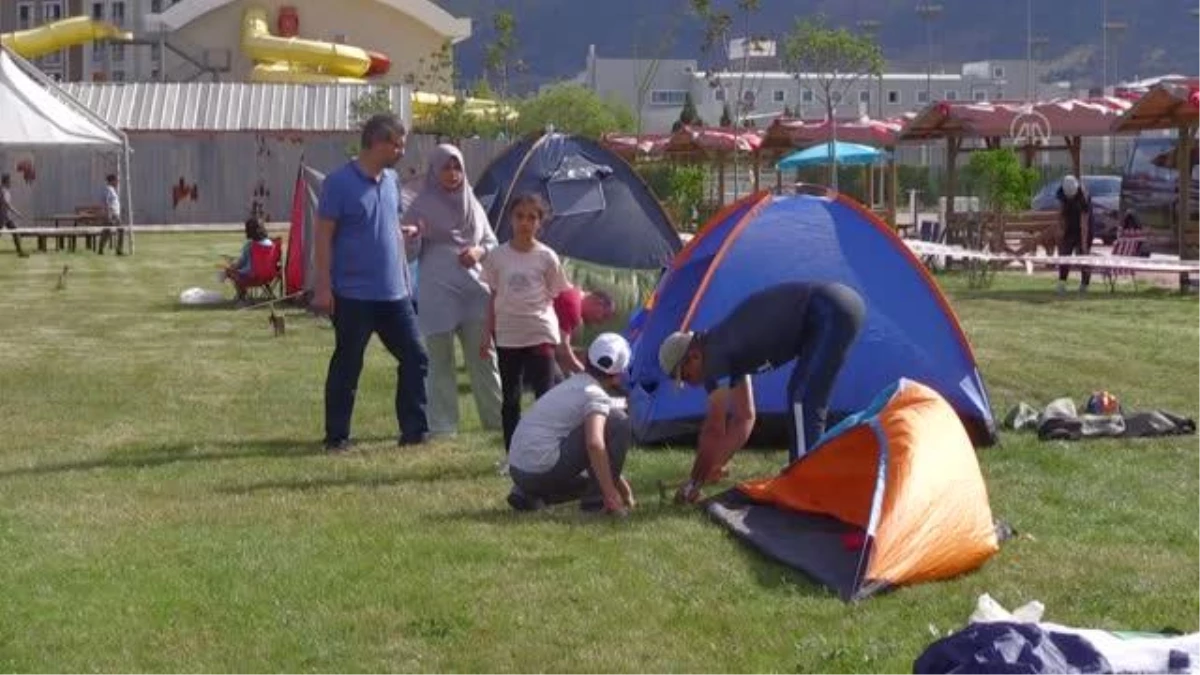 AFYONKARAHİSAR - "Baba Çocuk Kampı" başladı