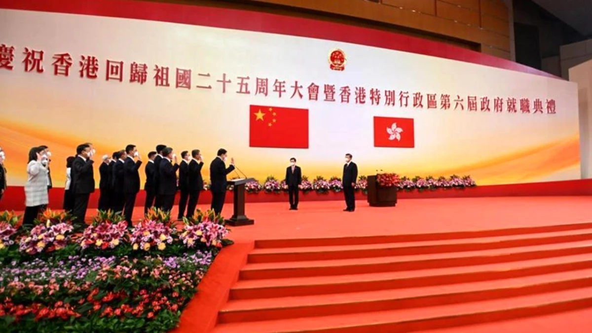Albüm: Çin Cumhurbaşkanı Xi, Hong Kong\'un Anavatana Dönüşünün 25. Yıl Dönümü Törenine Katıldı