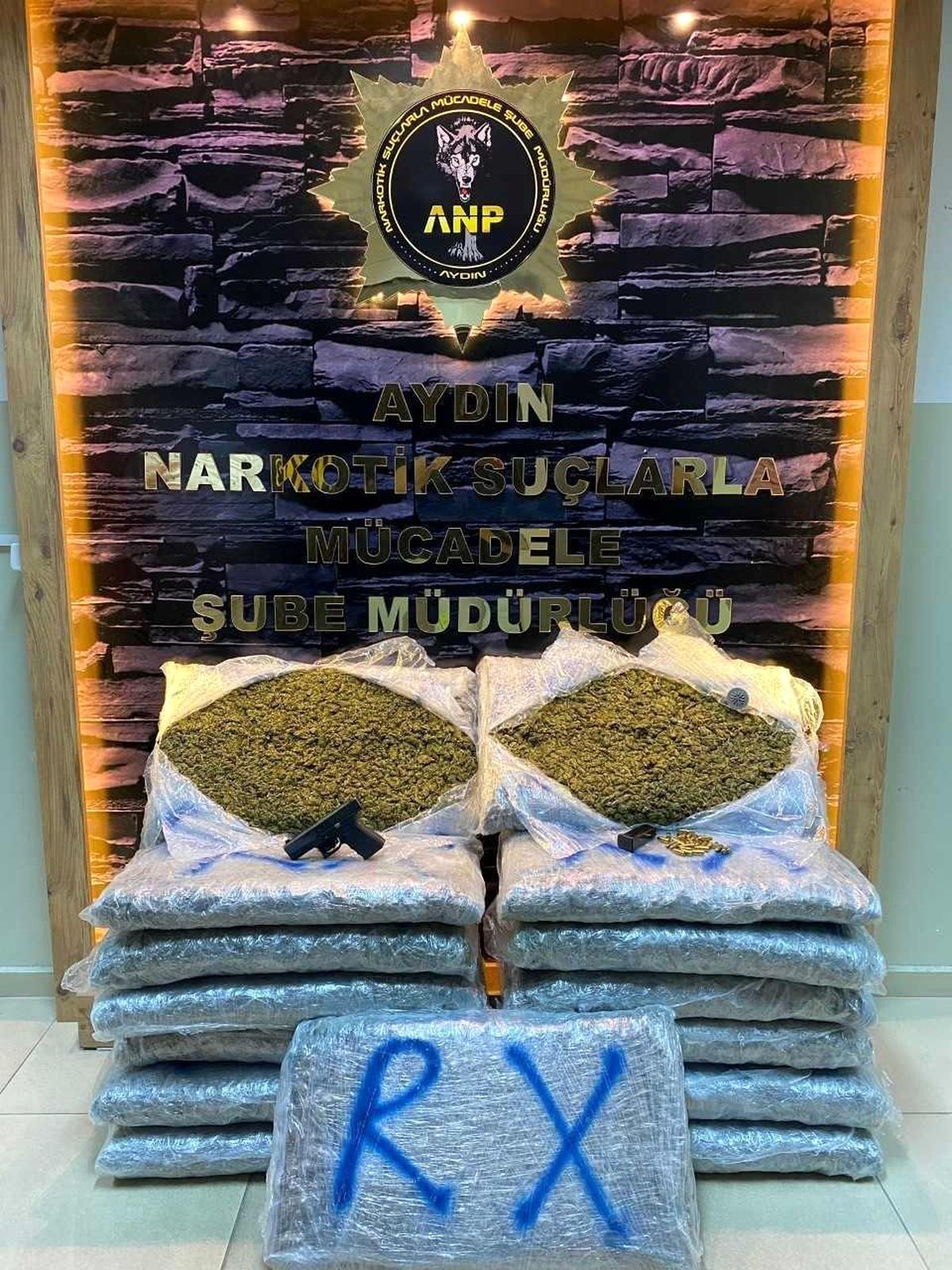 Aydın\'da operasyonda 75 kilogram uyuşturucu ele geçirildi