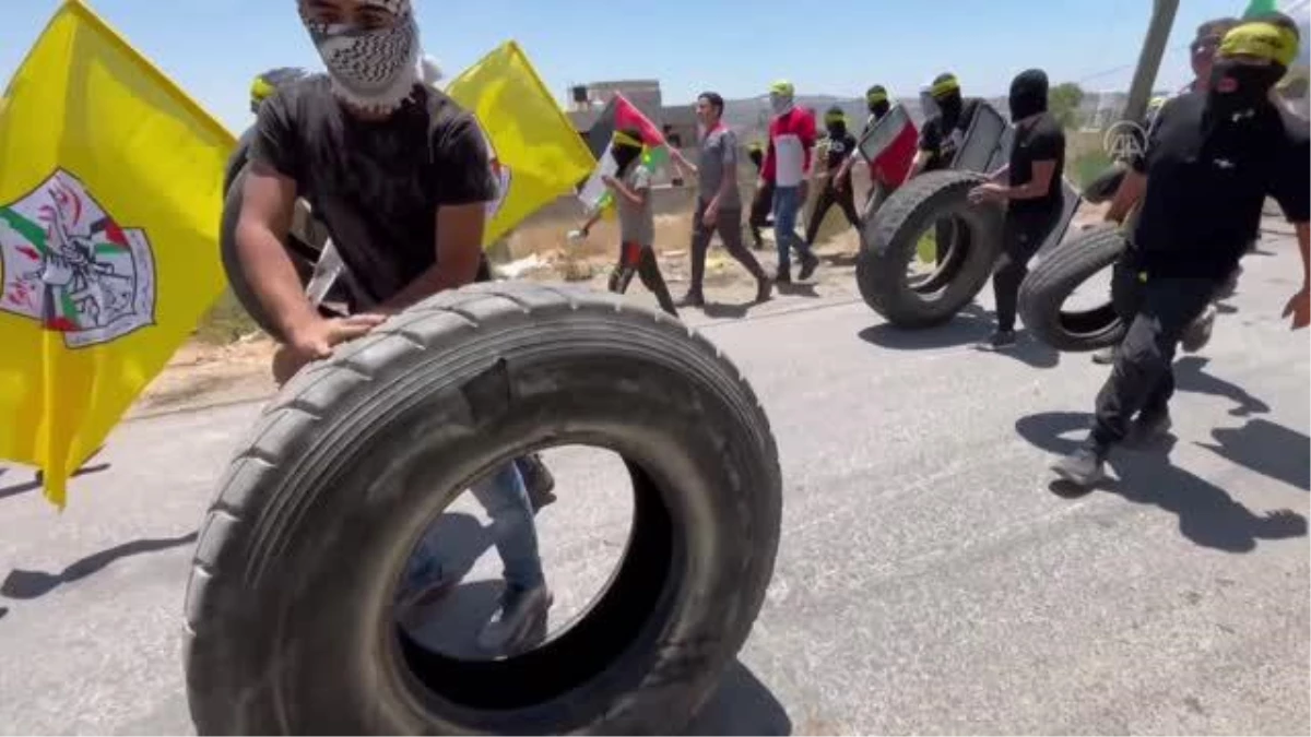 Batı Şeria\'da Filistinli göstericiler ile İsrail güçleri arasında çatışma yaşandı