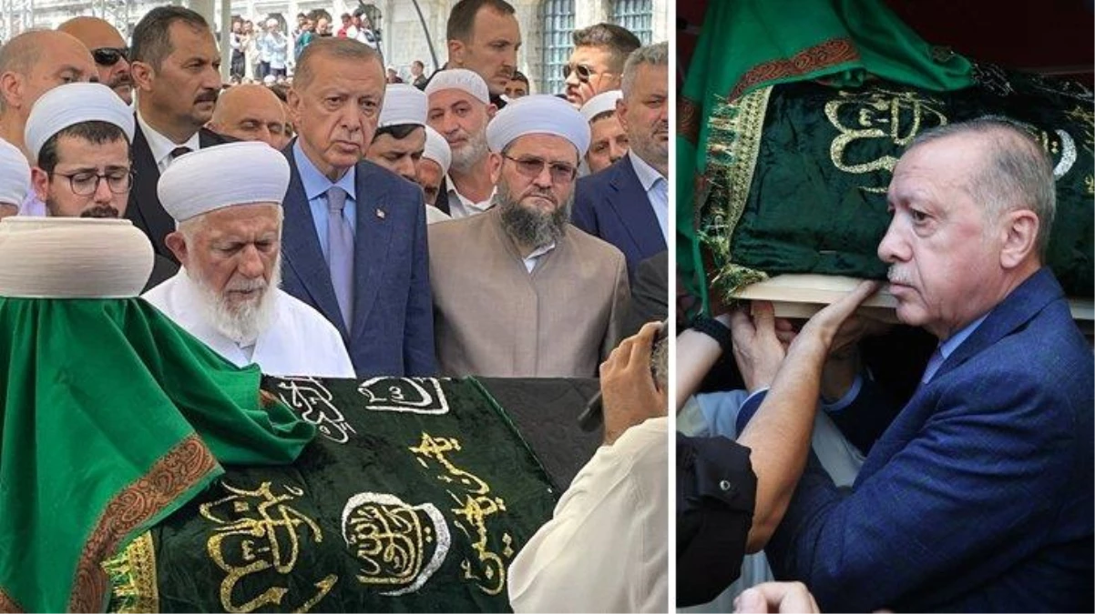 Erdoğan, Ustaosmanoğlu\'nun cenazesine katılmasıyla ilgili yapılan eleştirilere sert cevap: Bu ülkede artık laiklik tartışması diye bir şey kalmamıştır